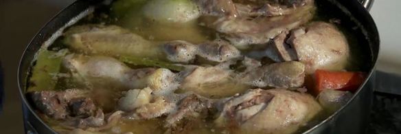 куриный суп с клецками