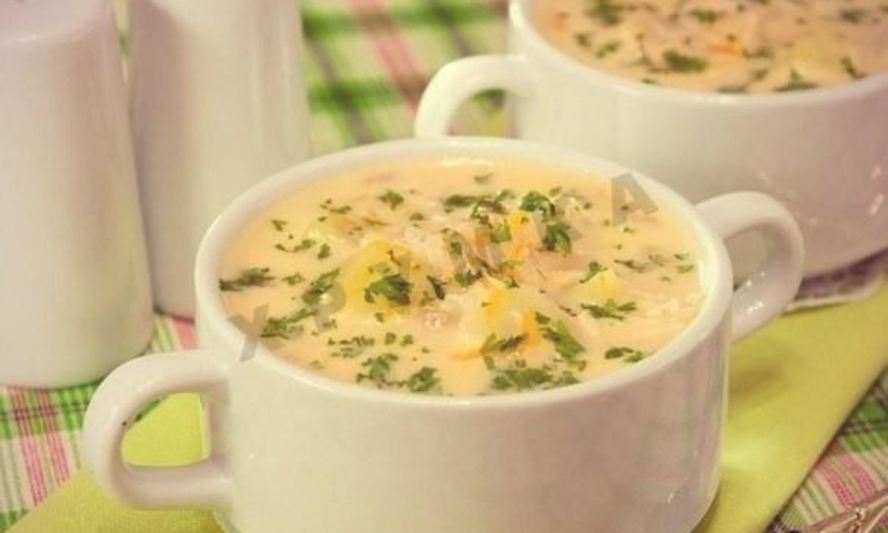 Рецепт куриного супа с плавленным сыром