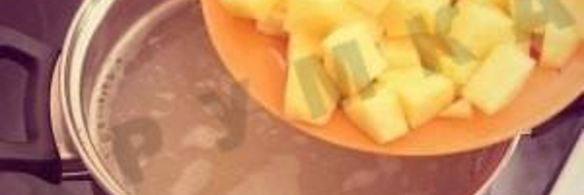 куриный суп с плавленным сыром