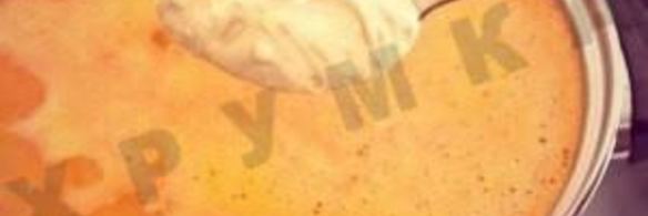 куриный суп с плавленным сыром