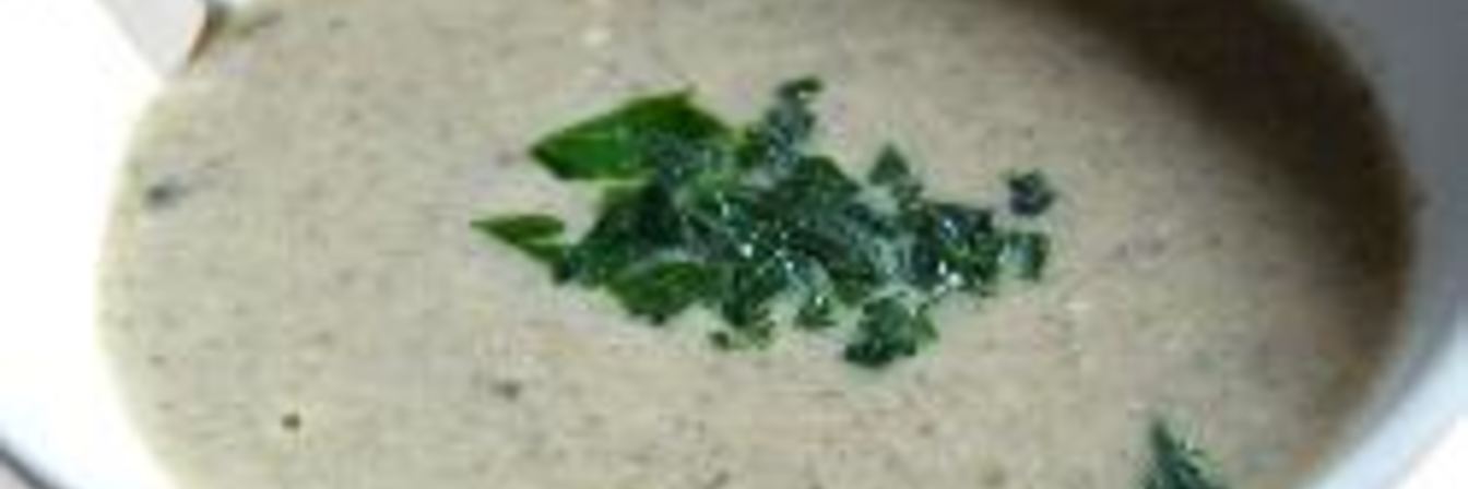 Легкий суп-крем из шампиньонов