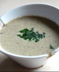 Легкий суп-крем из шампиньонов