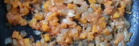 нутовый суп с запеченной сосиской