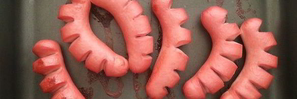 нутовый суп с запеченной сосиской