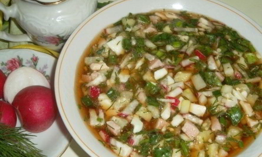Рецепт окрошки классической