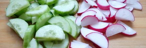 окрошка на газированной минеральной воде