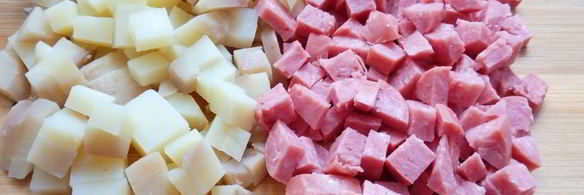 окрошка на газированной минеральной воде