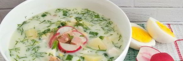 окрошка на газированной минеральной воде