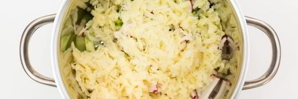 окрошка на греческом йогурте