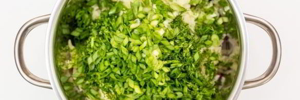 окрошка на греческом йогурте