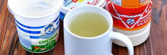 окрошка на курином бульоне