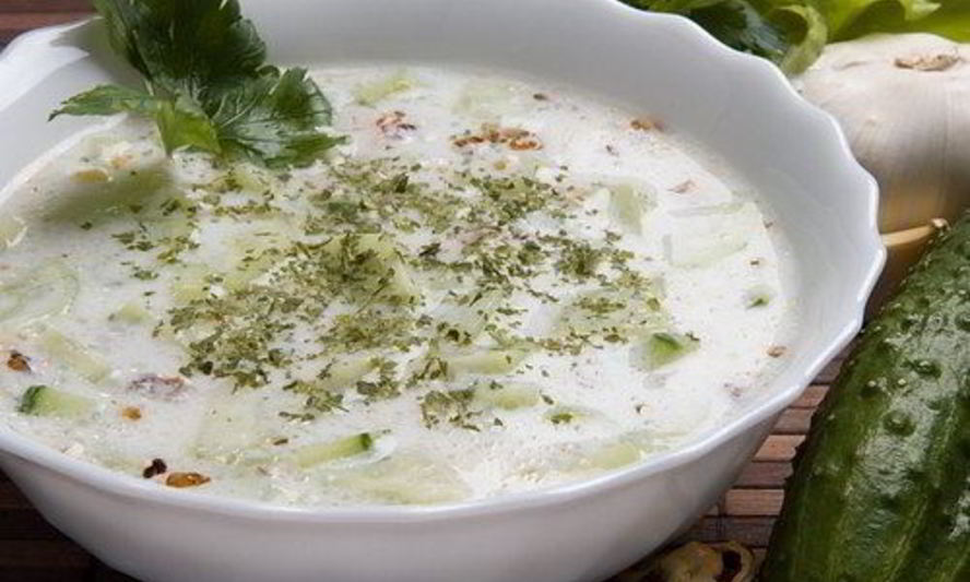 Рецепт окрошки на мацони по-азербайджански