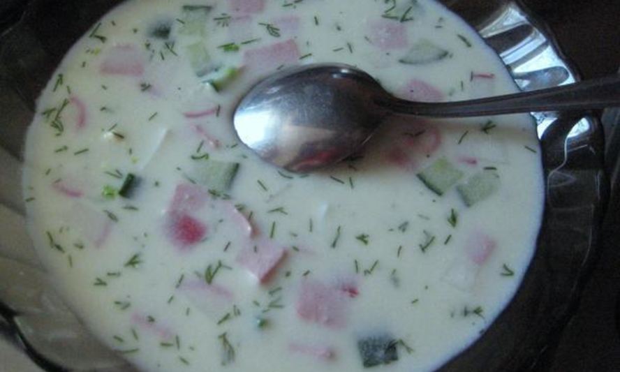 Рецепт окрошки на минералке