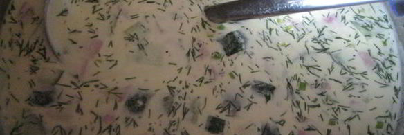 окрошка на минералке