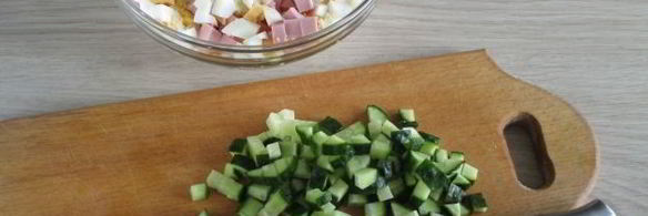 окрошка на воде с майонезом и уксусом