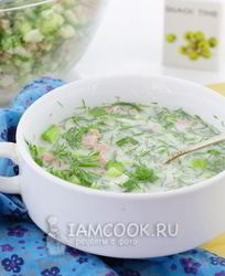 Окрошка на воде с уксусом