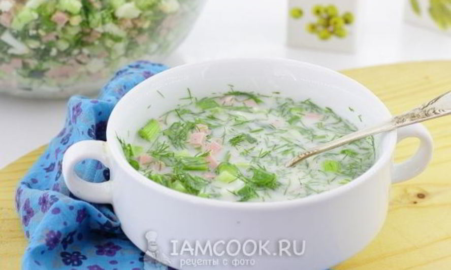 Рецепт окрошки на воде с уксусом