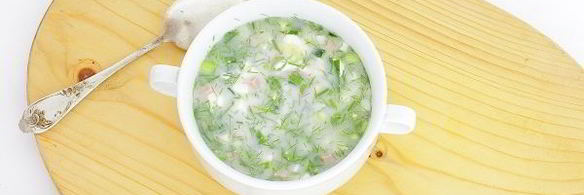 окрошка на воде с уксусом