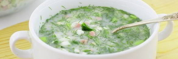 окрошка на воде с уксусом