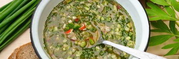 окрошка с крабовыми палочками