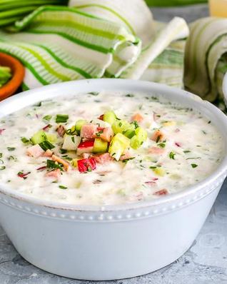 Окрошка с квасом