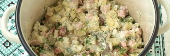 окрошка с помидорами на сыворотке