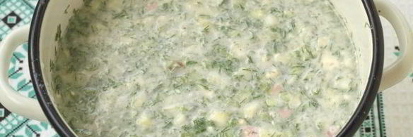 окрошка с помидорами на сыворотке