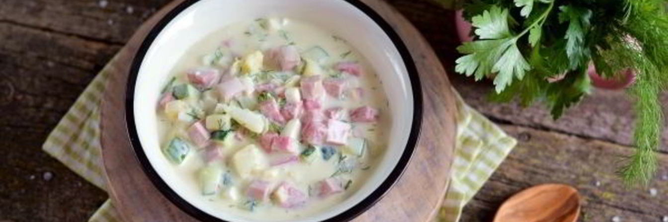 Окрошка с редькой