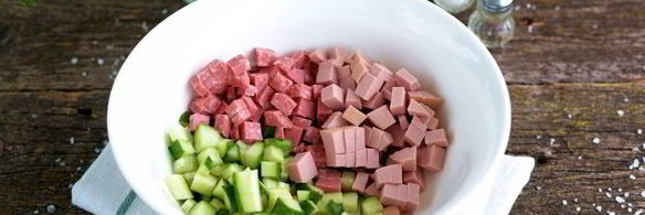 окрошка с редькой