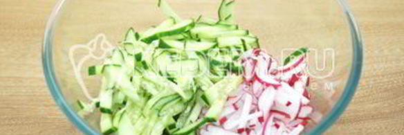 салат окрошка