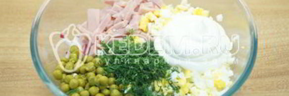 салат окрошка