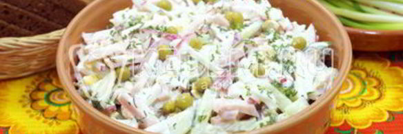 салат окрошка