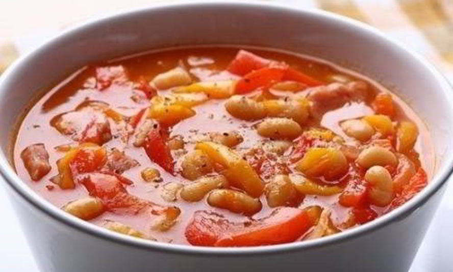 Рецепт острого супа с красной фасолью