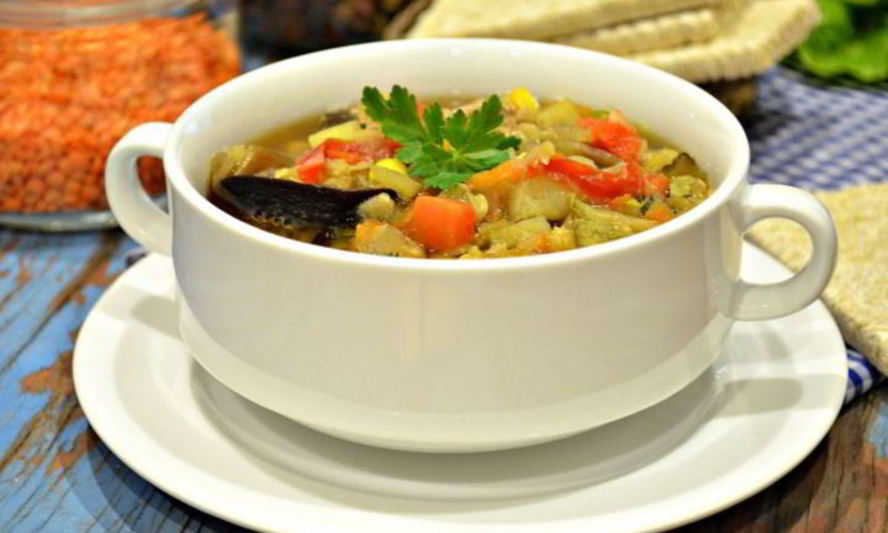 Рецепт густого овощной суп