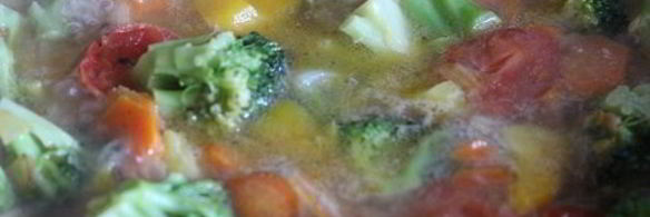 куриный суп с овощами