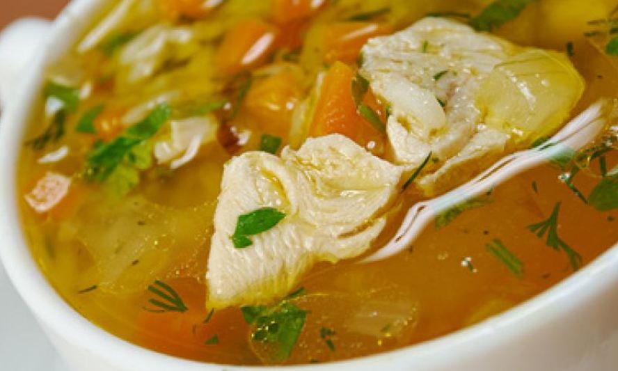 Рецепт куриного супа с рисом и овощами