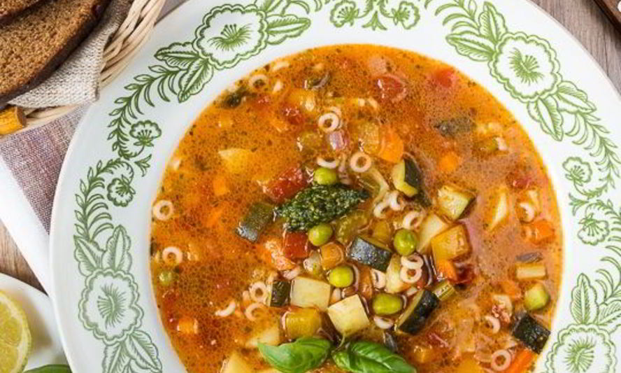 Рецепт минестроне с песто