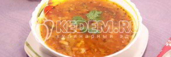 овощной суп с баклажанами