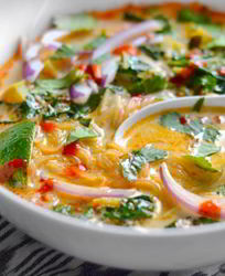 Овощной суп с карри