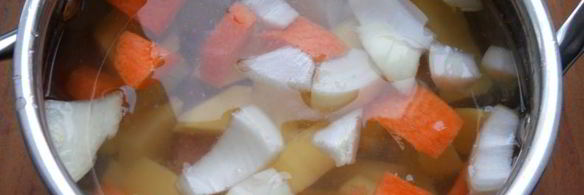 овощной суп с курицей