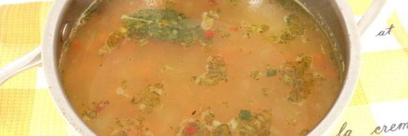 овощной суп с курицей