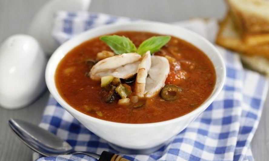 Рецепт простого супа из морепродуктов в мультиварке