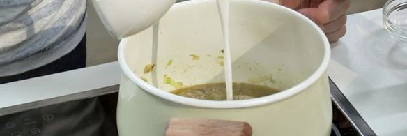 пряный суп с телячьими мозгами