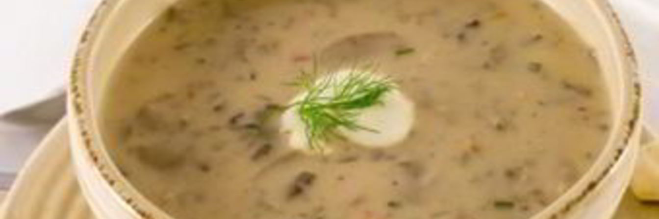 Рассольник с грибами