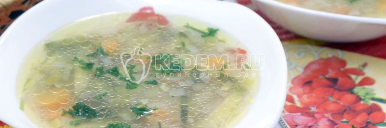 Рассольник с маринованными огурцами