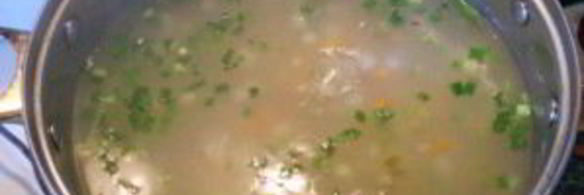 рассольник с перловкой