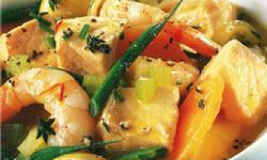 Рецепт рыбного супа с морепродуктами и шафраном