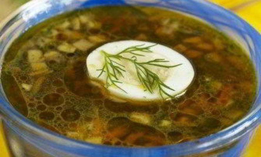 Рецепт легких щей с крапивой