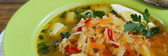 постные щи из свежей капусты