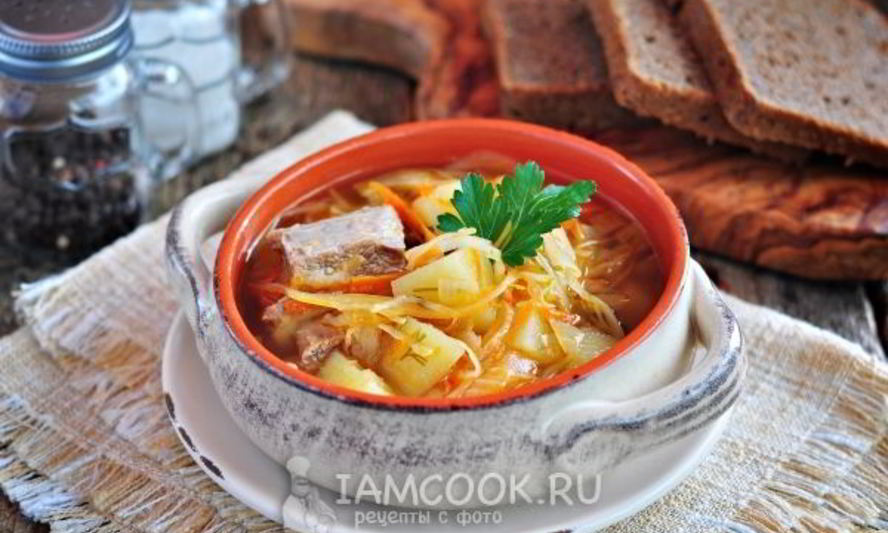 Рецепт щей из квашеной капусты с говядиной